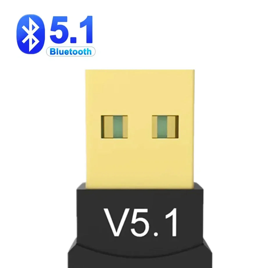 USB Bluetooth 5.3 Adapter for PC Laptop Computer Wireless Dongle Bluetooth Adapter Support Mouse Keyboard Windows 7/8.1/10/11 Peaceful Pleasures Health and Wellness Bluetooth 5.1