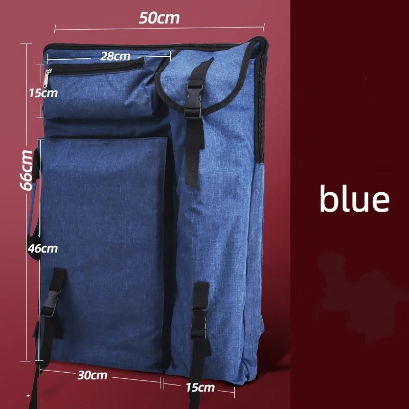 Art Portfolio Case Carry Bag Drawboard Storage Tote Portable Handheld