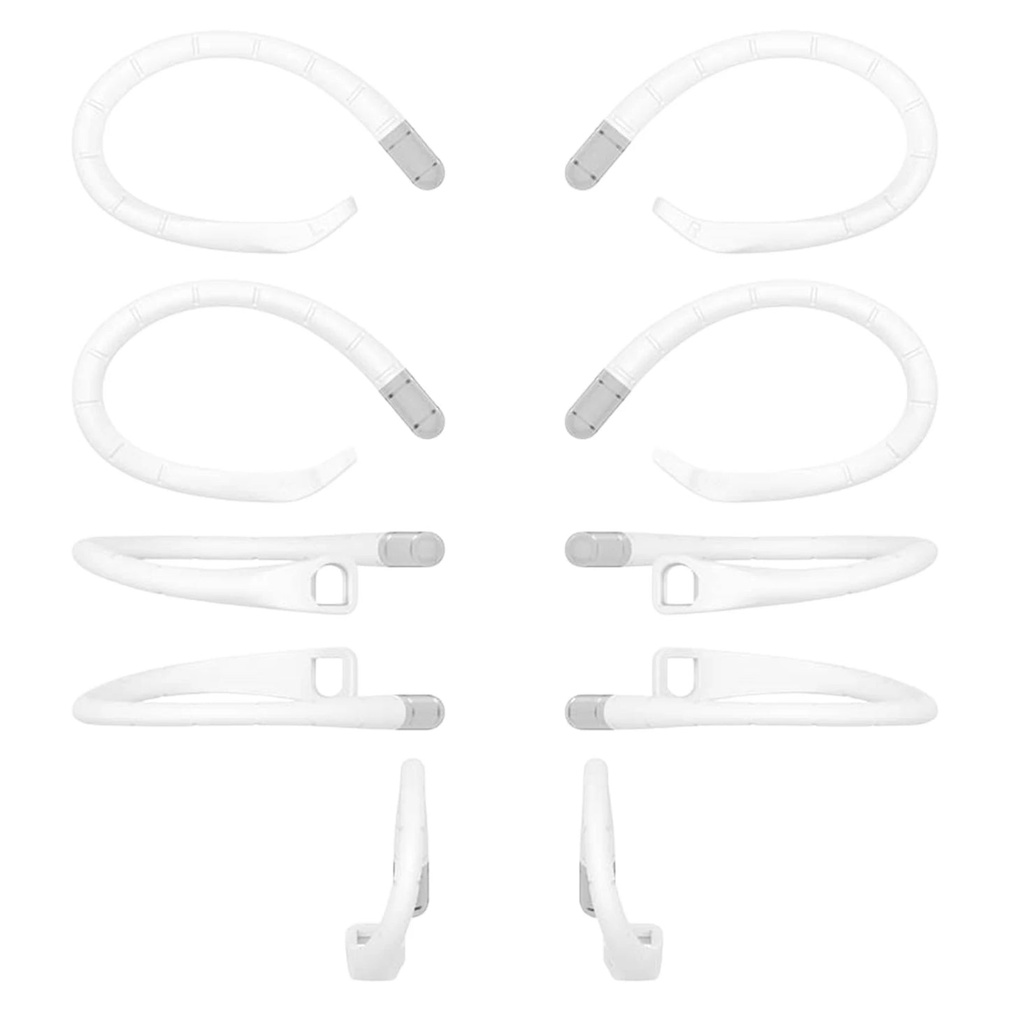 Silicone Ear Hooks for Samsung Galaxy Buds 4 Pro/buds 4 Anti-slip Earbuds Covers with Anti-lost Strap Lanyard Earbud Accessories Peaceful Pleasures Health and Wellness White