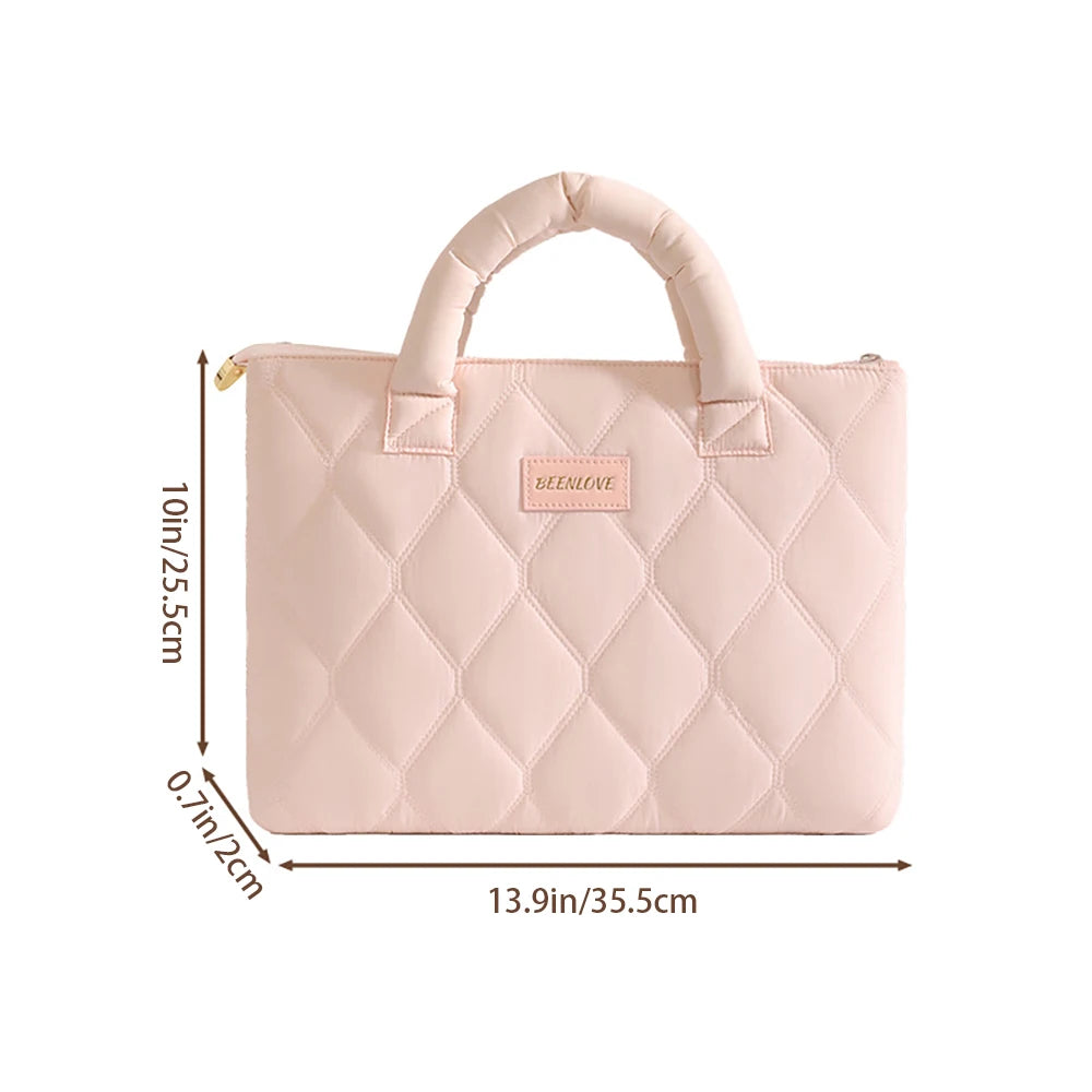 Portable Computer Bag Business Travel Laptop Storage Soft Handheld