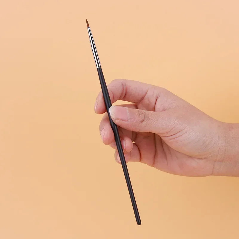 Fine Liner Brushes High Quality Small Angled Eyebrow Brush Professional Thin Eyeliner Make Up Brush Brow Eye Contour Makeup Tool Peaceful Pleasures Health and Wellness T22
