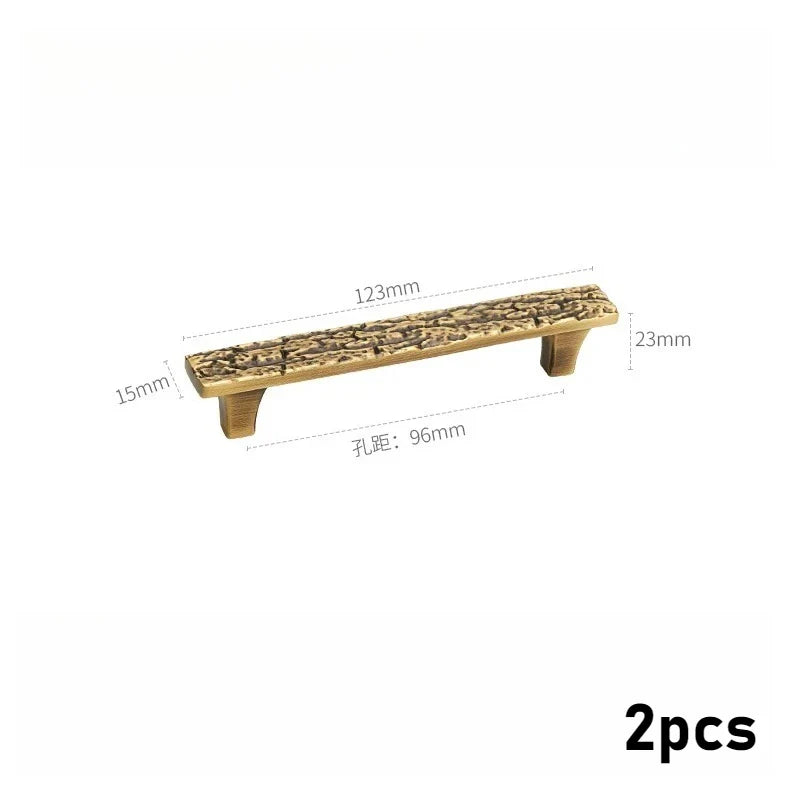 Brass Antique Gold Cabinet Handle | Retro Drawer Pull