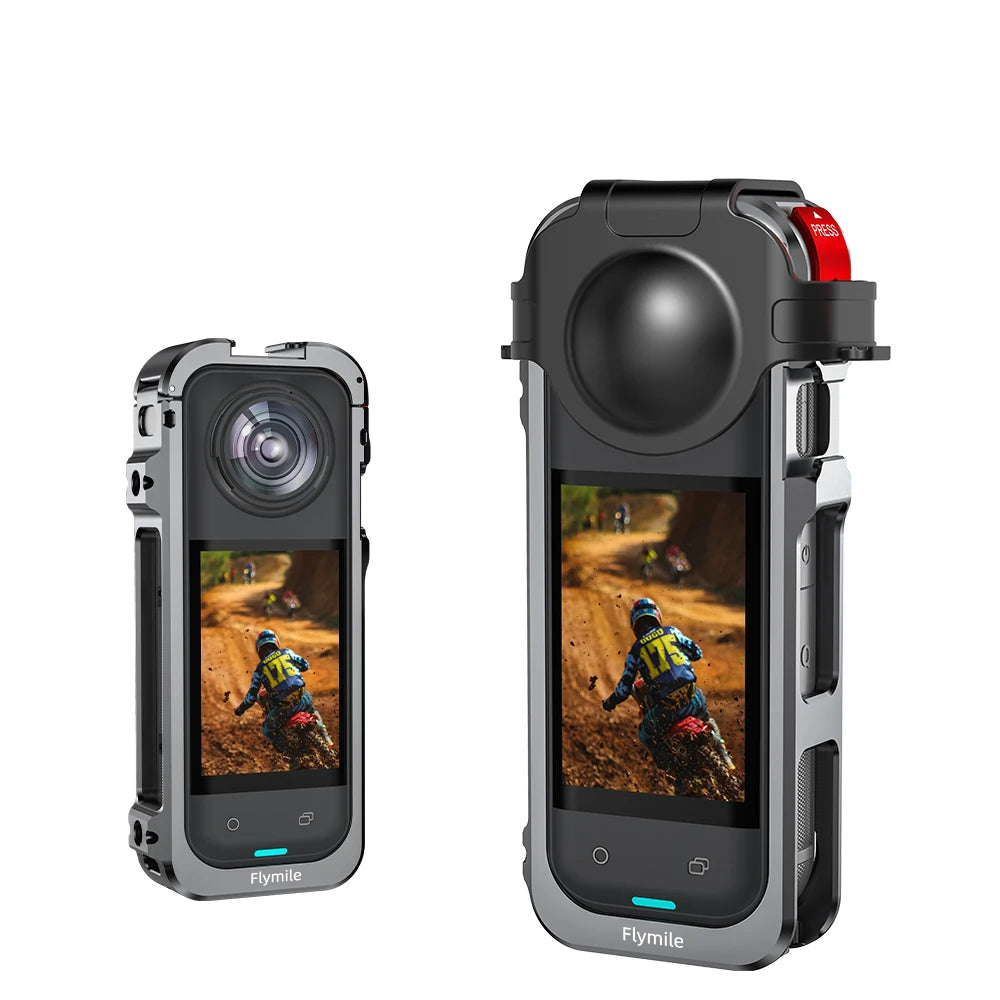 For Insta 360 X5 WITH Lens Protection Cover And Windproof Cotton Multifunctional Expansion Protection Rabbit Cage Metal Frame Peaceful Pleasures Health and Wellness