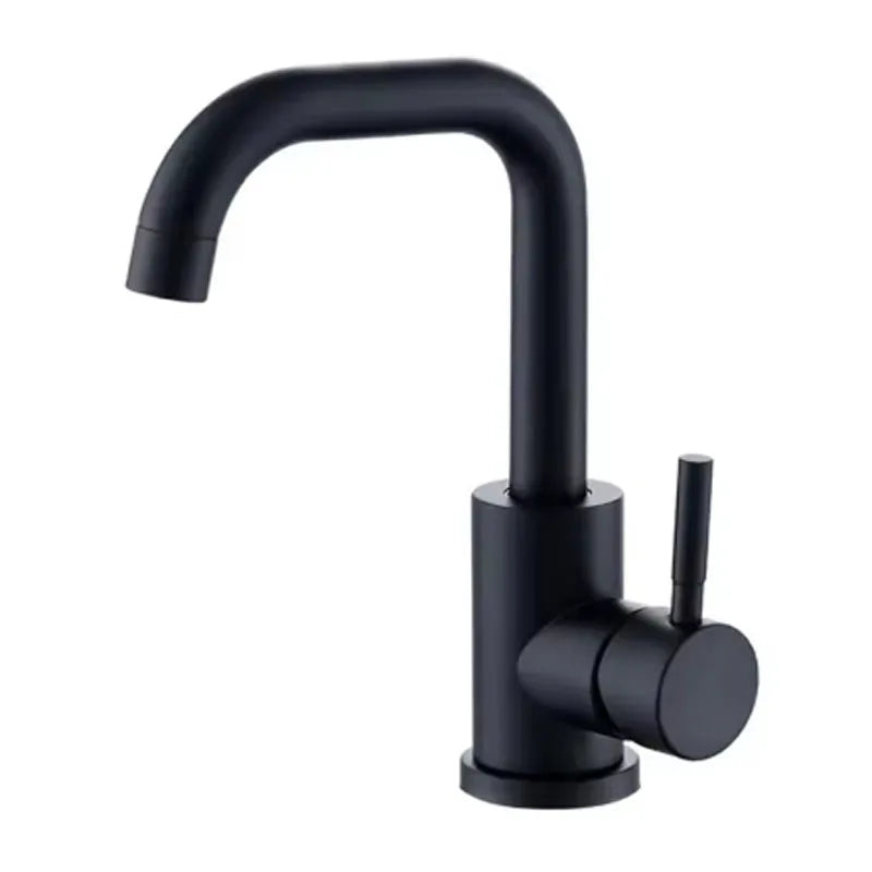 Black Nickel Basin Faucet | Single Handle 360° Swivel Mixer Tap