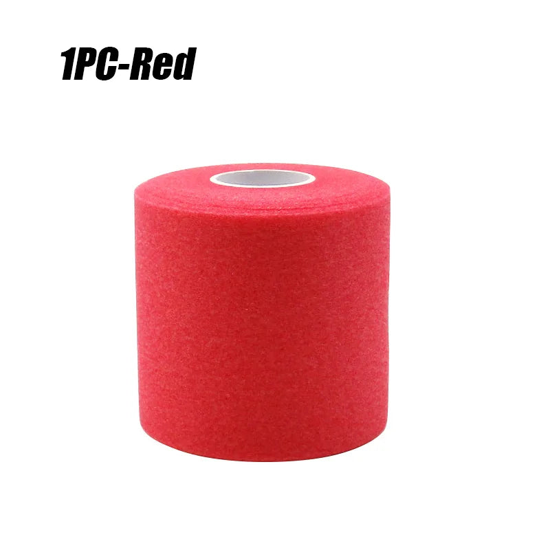 Sponge Bandage - 20m * 6cm Suitable For Sports Use,Wrapped Around Wrists,Headers,Ankles,Knees Sports Bandage Peaceful Pleasures Health and Wellness Rose Red M