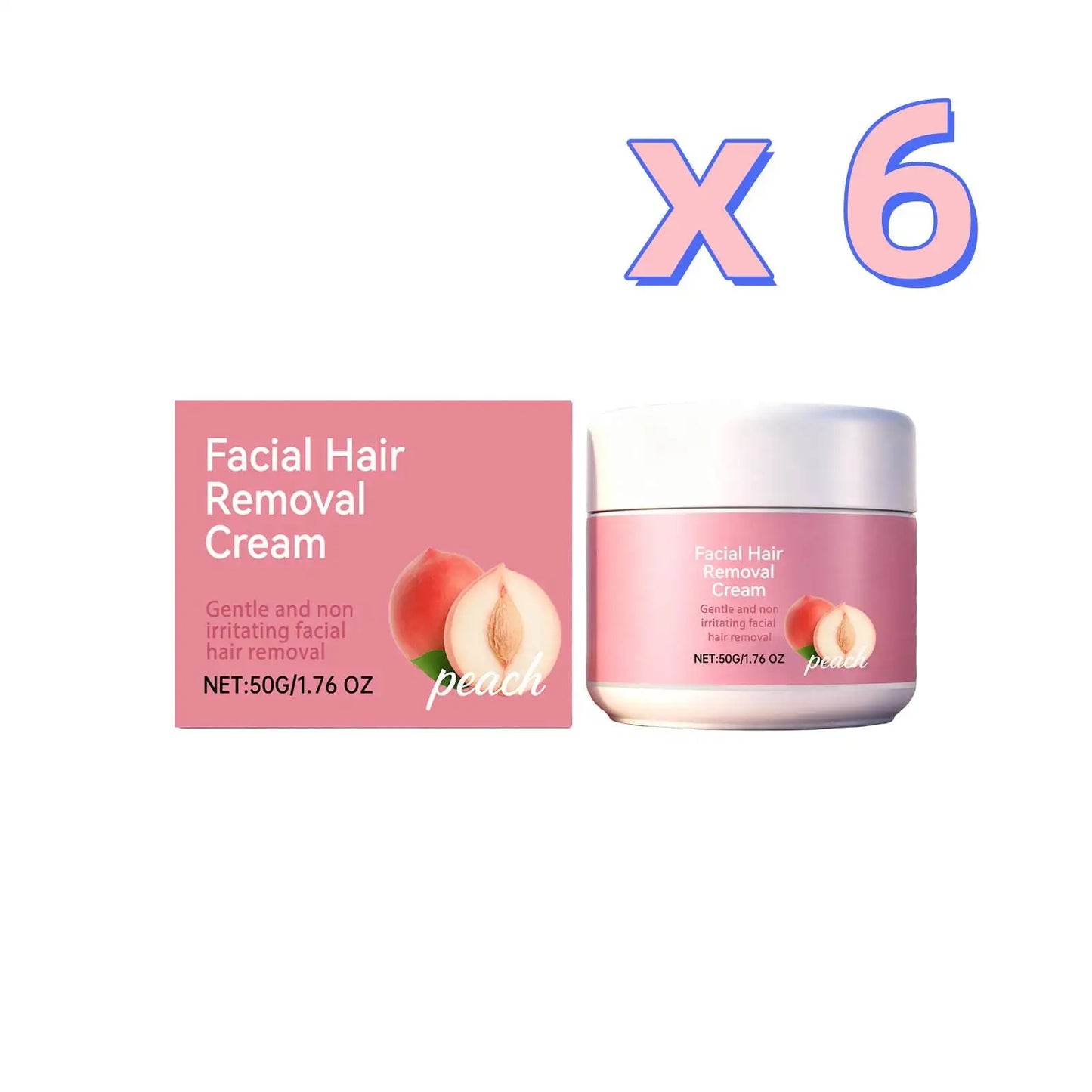 Gentle Face Hair Removal Cream – Growth Inhibitor Men & Women