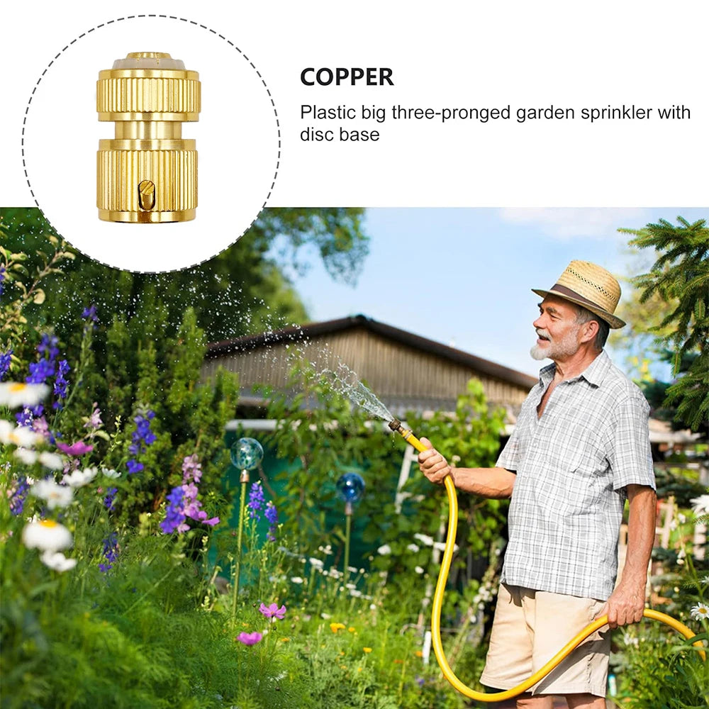 1/2\" Garden Hose Connector Watering Water Hose Pipe Tap Adaptor Fitting For Garden Tube Repair Irrigation Fittings Adapte Peaceful Pleasures Health and Wellness