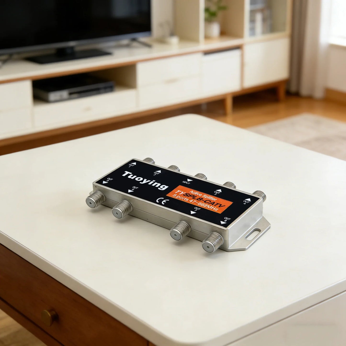 Tuoying 8-Way Satellite & Cable TV Signal Splitter – 8 Port SAT