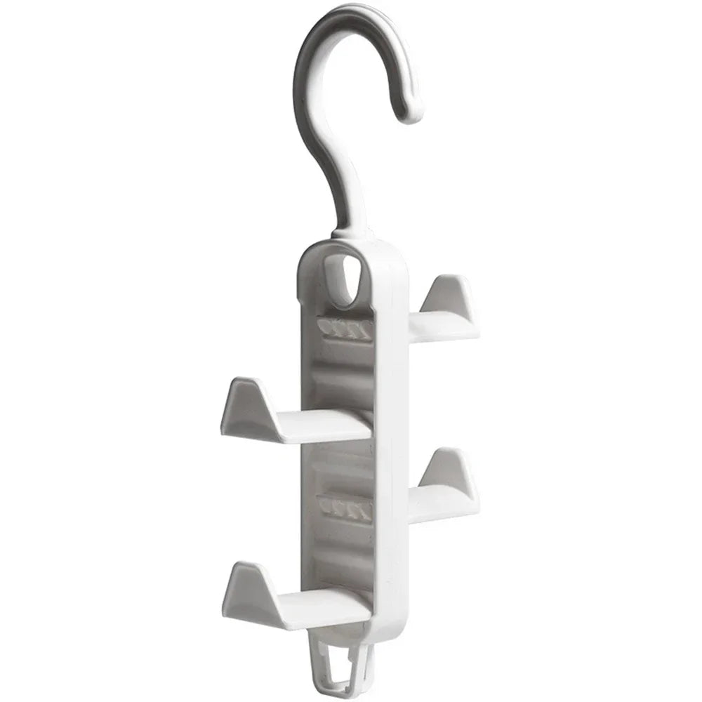 Bag Storage Tool Wardrobe Storage Multifunctional Clothes Rack Traceless Hanging Bag Rack Hat Door Non Perforated Hanging Hook Peaceful Pleasures Health and Wellness 1pcs white