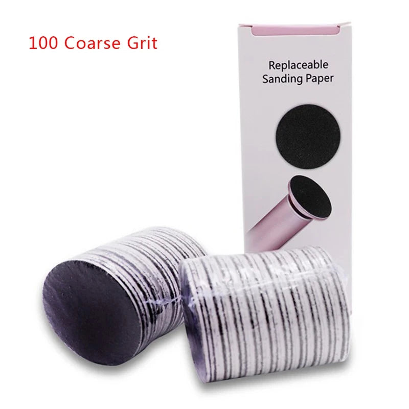 Electric Foot File Callus Remover Set – 60 Replacement Discs