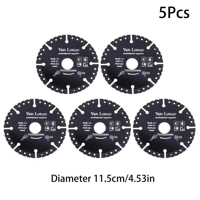 115*22*5mm/125*22*5mm Metal Cutting Diamond Plate Diamond Saw Blade Cutting Disc For Iron Steel Rods Metal Sheets Aluminum Peaceful Pleasures Health and Wellness A3-5pcs