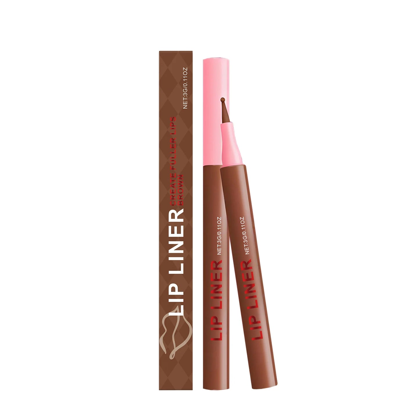 Waterproof Matte Lip Liner Pencil – 6 Colors, Long-Lasting