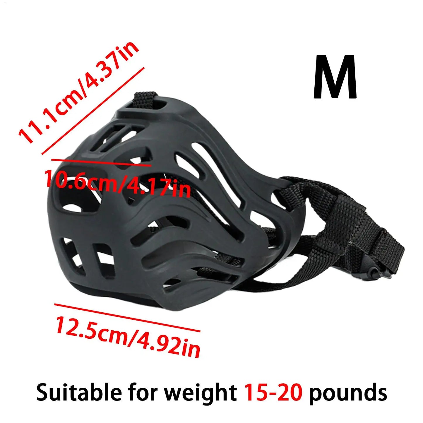 Dog Muzzle for Barking Breathable Mouth Guard Silicone Basket Dog Muzzle for Behavior Modification Park Daily Walk Public Places Peaceful Pleasures Health and Wellness
