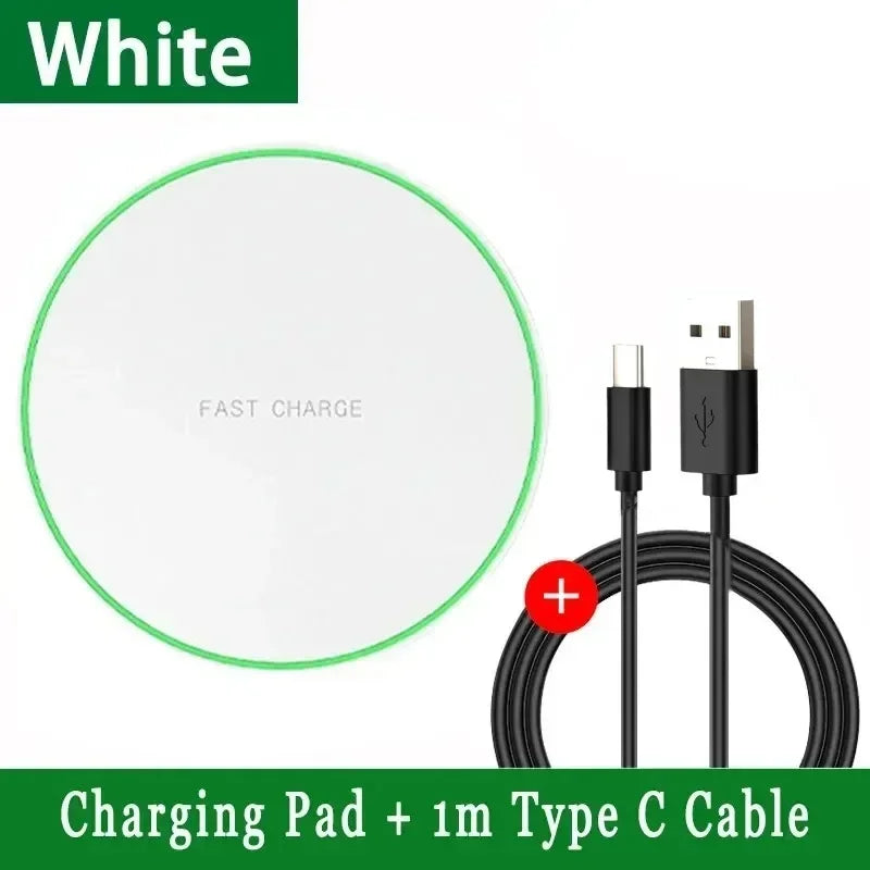 60W Fast Wireless Charging Pad – iPhone 16 & Samsung S24