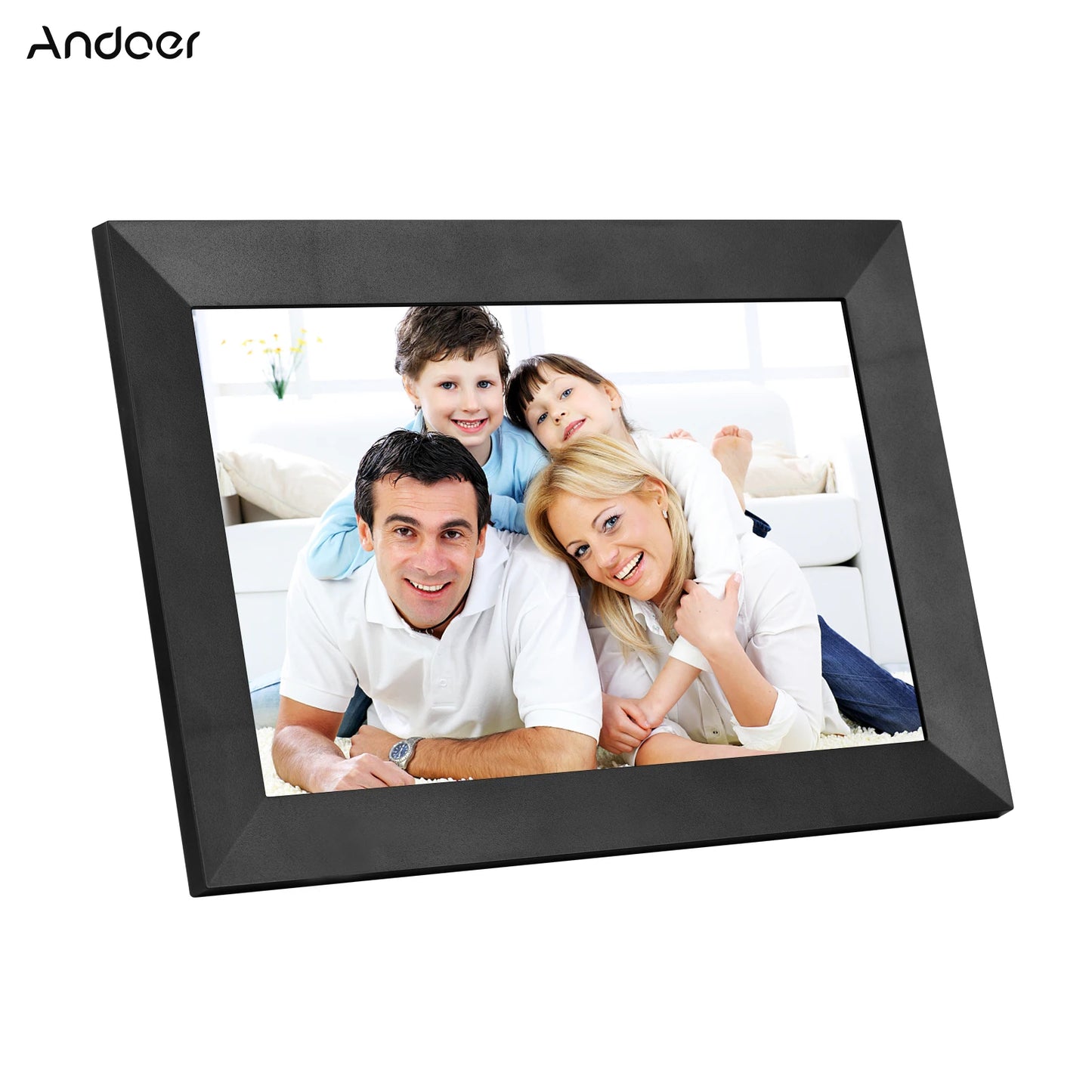 Andoer Smart Wifi Photo Frame Digital Picture HD IPS Touch-screen