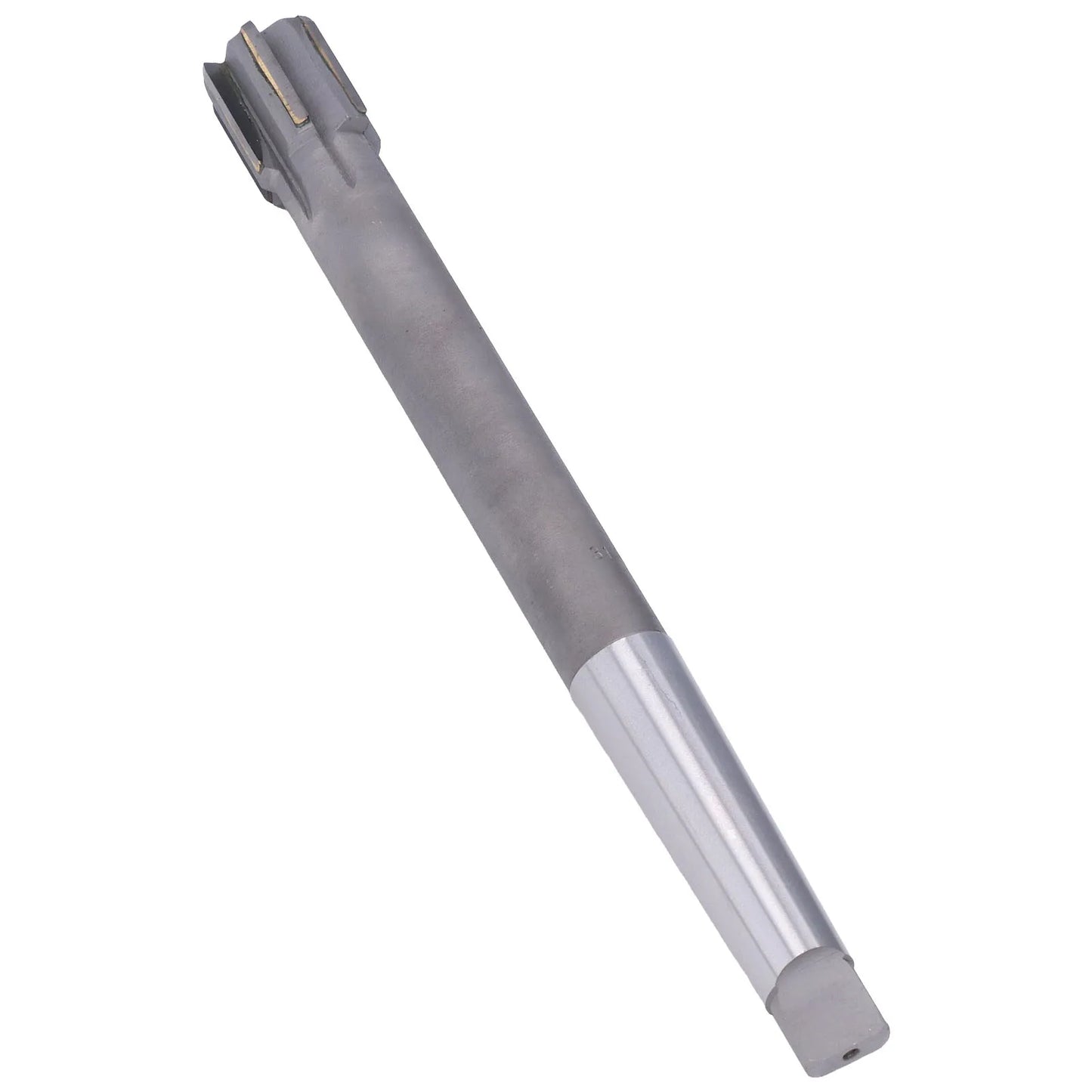 Machine Reamer Pointed Long Service Life Tungsten Steel Straight Grooves H8 Accuracy Taper Shank Reamers for Metal Peaceful Pleasures Health and Wellness