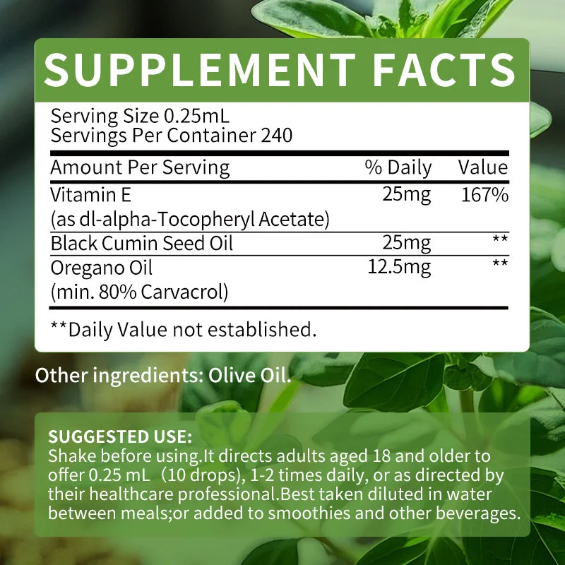 Mulittea Organic Oregano Oil Drops – Immune, Respiratory & Digestive Support Herbal Supplement Peaceful Pleasures Health and Wellness
