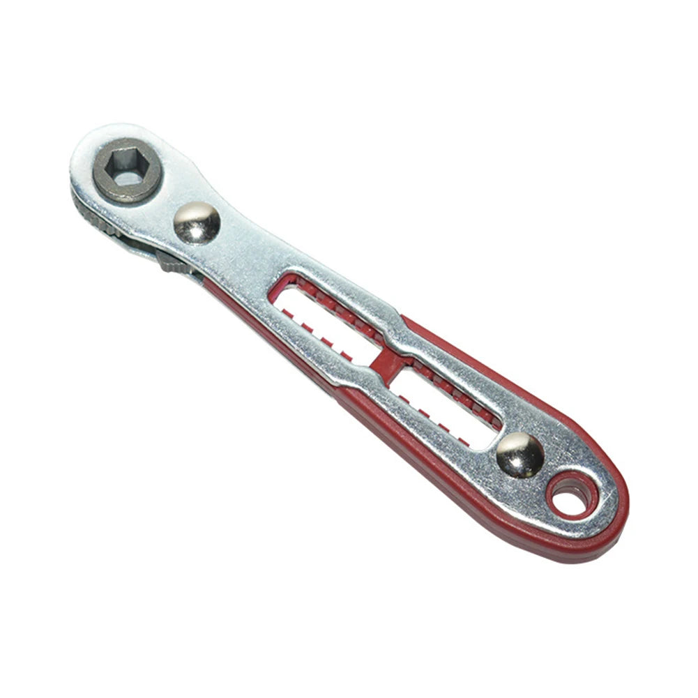 Mini Magnetic Ratchet Wrench 1 4 Hex Shank Screwdriver Bits Square