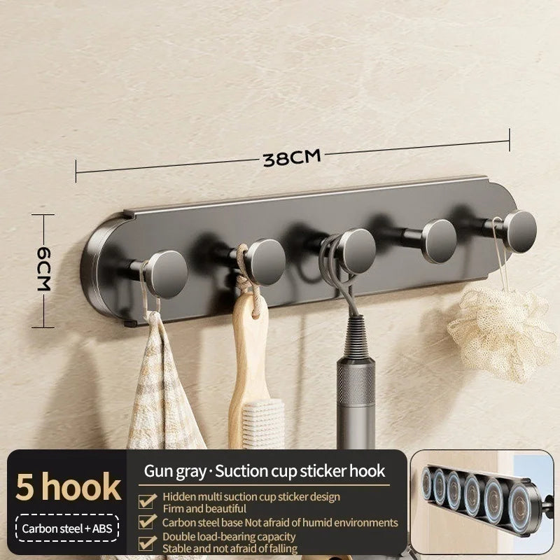 Aluminum Suction Cup Hook – No-Drill Bathroom & Kitchen Hook