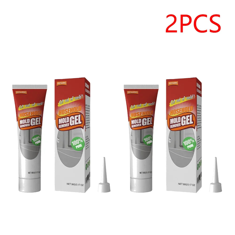 High-quality Bathroom and kitchen walls cleaning agent Cleaning Repairing Household Mold Remover Gel Mildew Cleaning Agent Peaceful Pleasures Health and Wellness 2pcs
