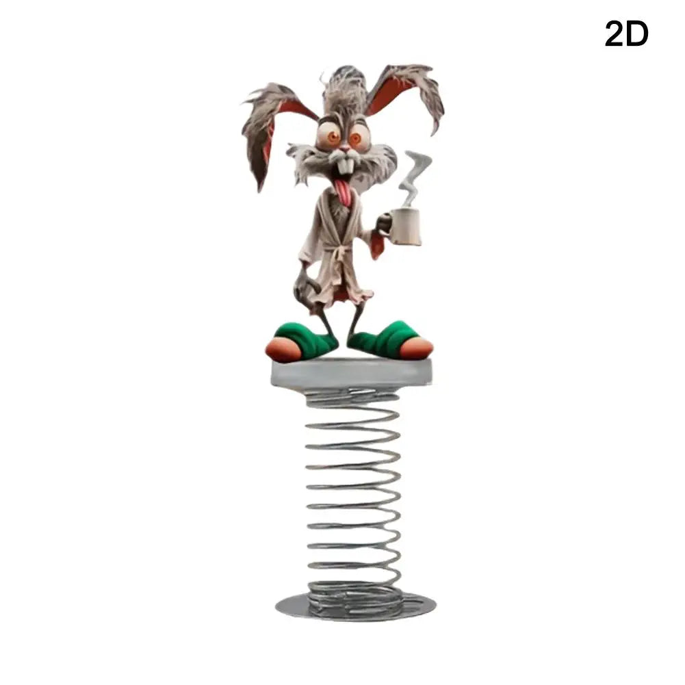 Big Mouth Monkey Acrylic Car Ornament Spring Shake Ornament For Bicycle Car Center Console Desktop Decorati O4O6 Peaceful Pleasures Health and Wellness A