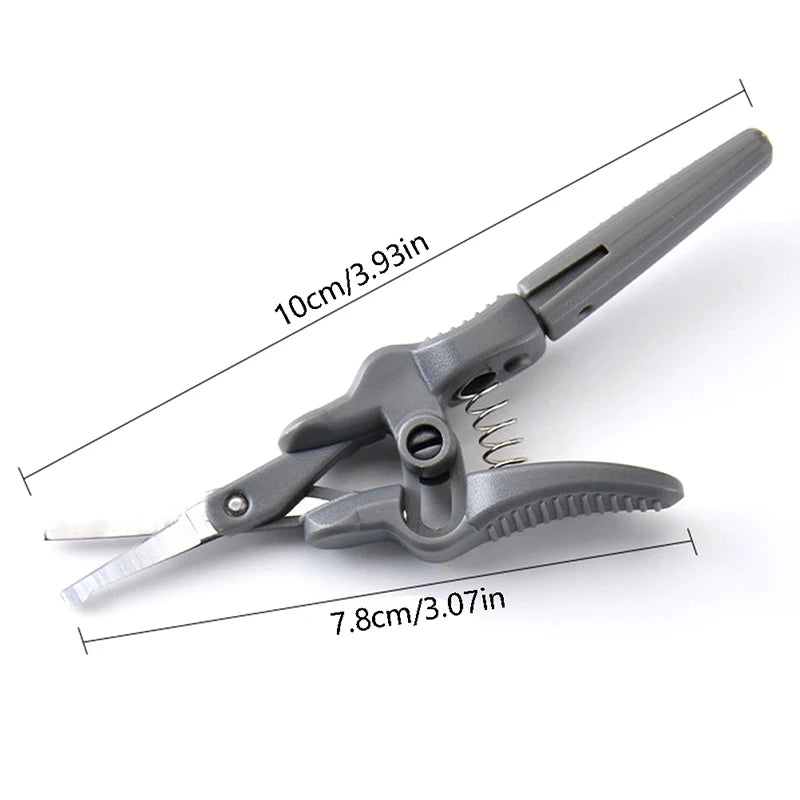 Stainless Steel Round-Tip Nose Hair Scissors | Safe Trimmer