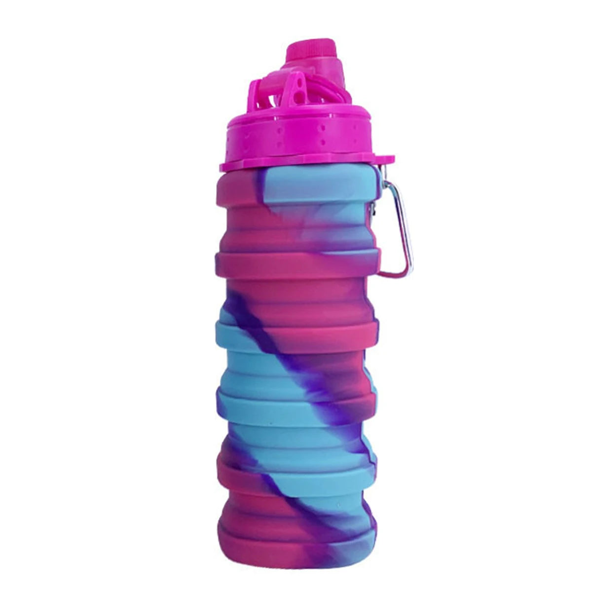 Sports Water Bottles 500ml,Leak proof Twist Cap Free Retractable for Home Outdoor,Biking, Hiking Portable Water Bottle Cups Peaceful Pleasures Health and Wellness Camouflage rose red