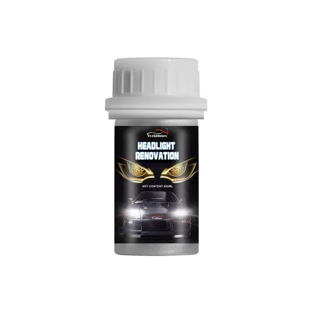 Car Headlight Polish Restoration Kit Headlight Polishing Cleaning Kit Anti-Scratch Hydrophobic Car Headlight Repair Motorcycle Peaceful Pleasures Health and Wellness 50ml