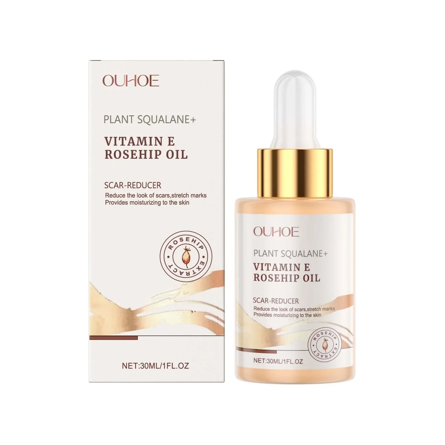 Squalane Rosehip Face Oil – Firming, Anti-Aging & Moisturizing