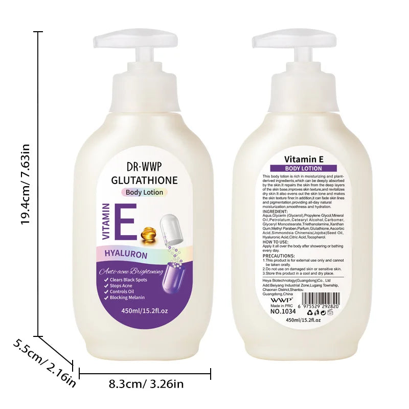 AHA Fruit Acid Body Lotion 450ml – Whitening & Moisturizing