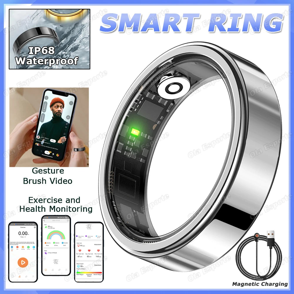 Smart Ring | Heart Rate, SpO₂ & Sleep Tracker | 5ATM
