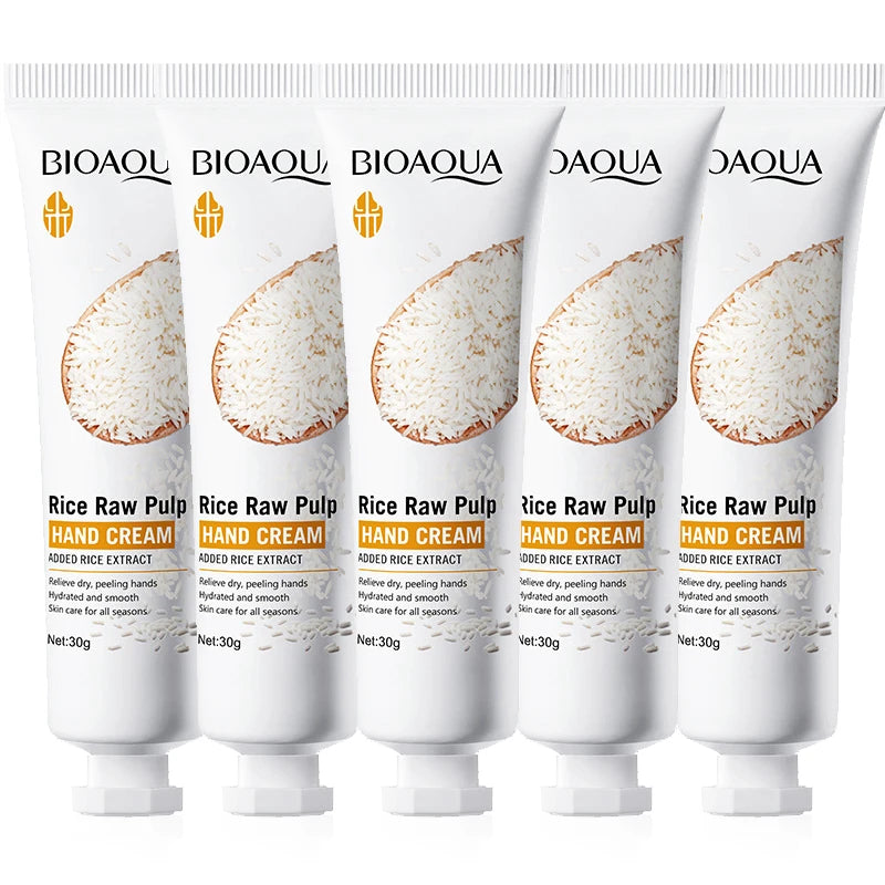 BIOAQUA White Rice Hand Cream – Moisturizing & Brightening