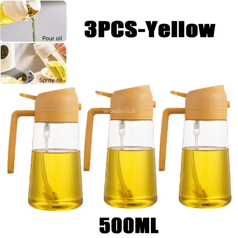 500ml Oil Spray Bottle – Olive Oil Dispenser for Kitchen & BBQ