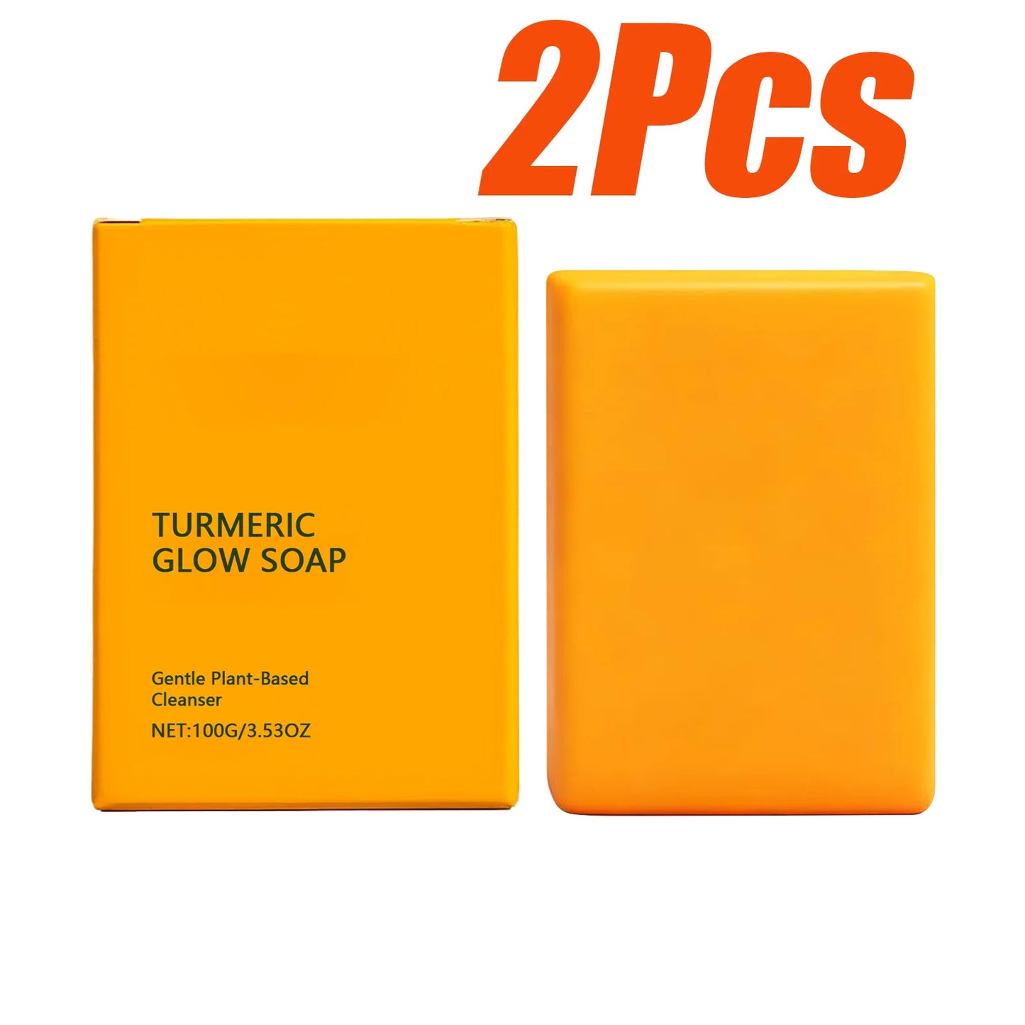 Turmeric Kojic Acid Glow Soap – Brightening & Dark Spot Bar