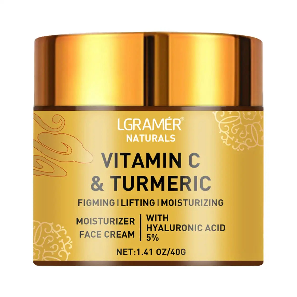 Turmeric & Vitamin C Retinol Face Cream – Firming Peaceful Pleasures Health and Wellness 40g