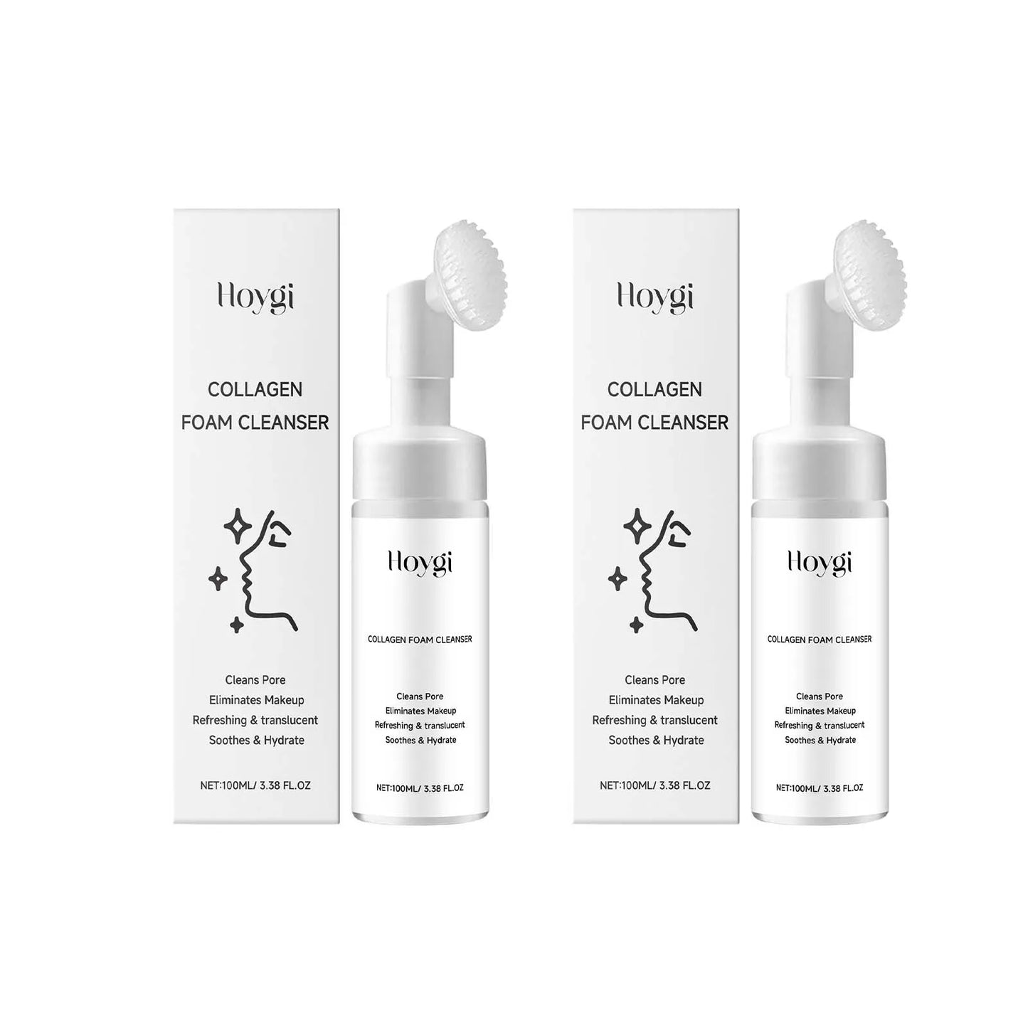 Collagen Facial Cleanser Mousse – Oil Control & Firming Foam
