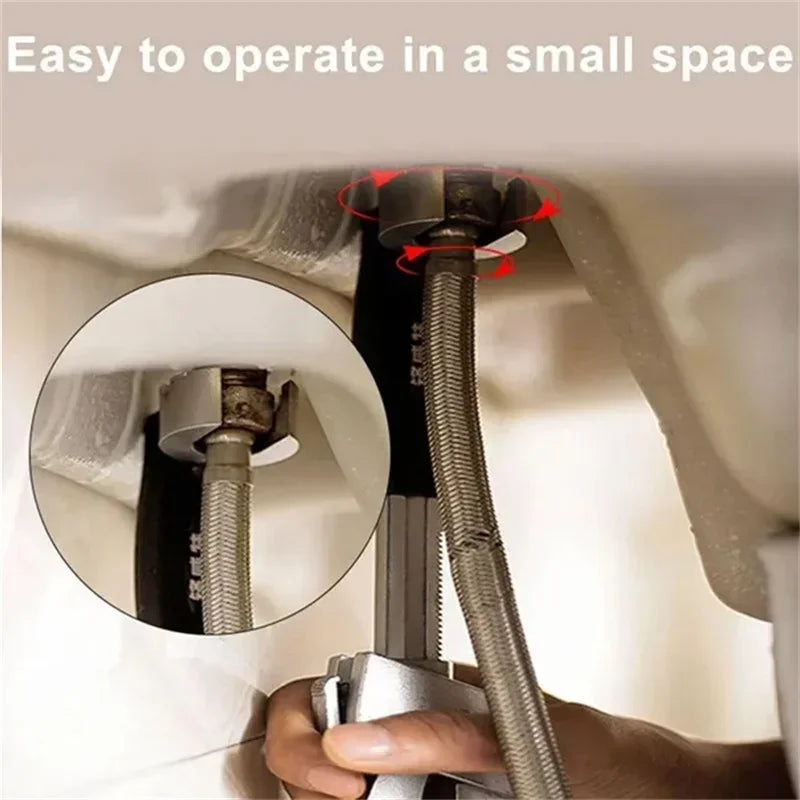 Multifunctional Bathroom Wrench Set – Adjustable Pipe Spanner