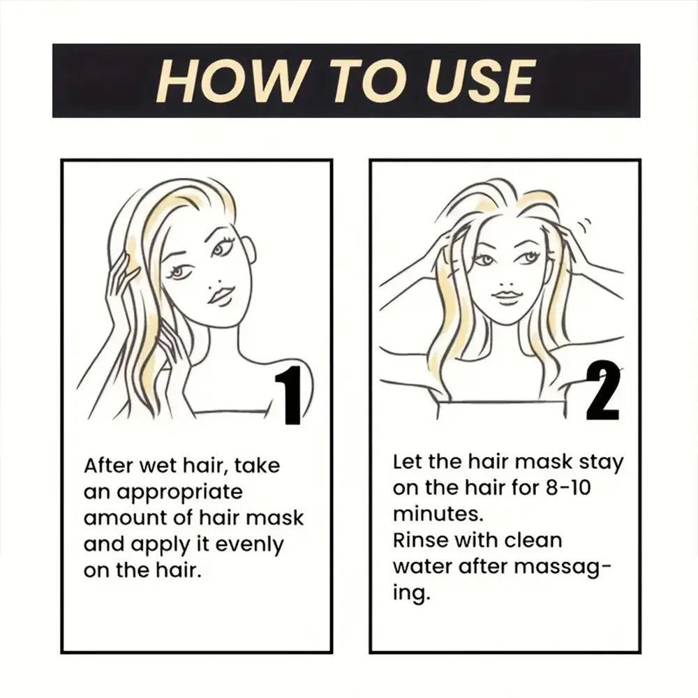Keratin Hair Mask – Nourishing Frizz Control Treatment | 50g Keratin Hair Mask Peaceful Pleasures Health and Wellness
