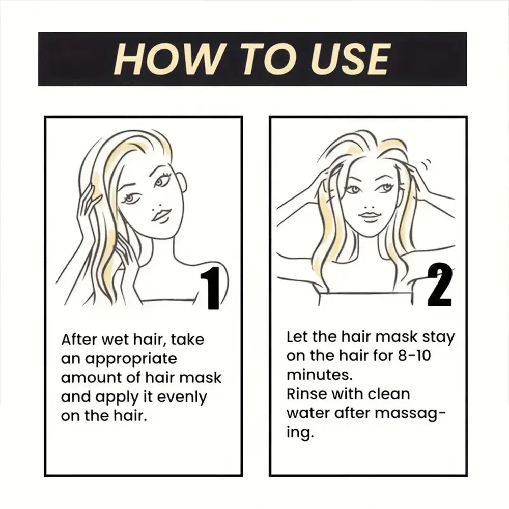 Keratin Hair Mask – Smooth, Nourish & Shine | All Hair Types