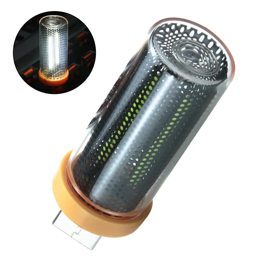 Retro USB LED Filament Night Light – Warm Flame Ambient Bulb