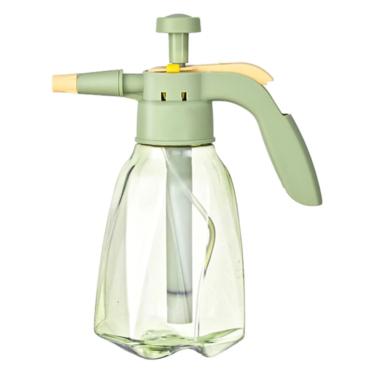 Flower Sprayer Pressure Water Can 1.5L Large Capacity Clear Water Bottle Plastic Sprayer for Indoor & Outdoor Plant Flower Peaceful Pleasures Health and Wellness A