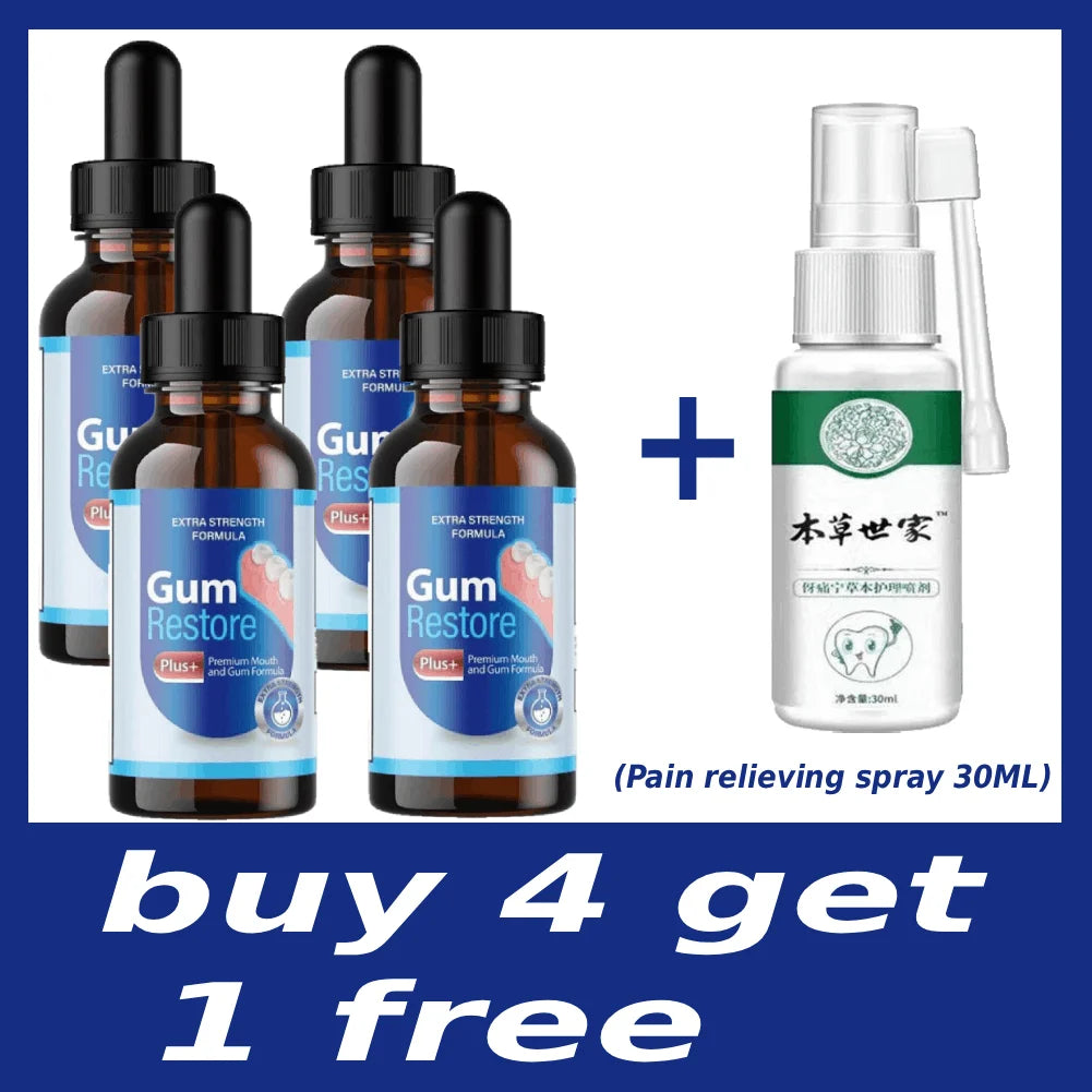 Gum Repair Drops 30ml – Soothe Sore Gums & Remove Tartar