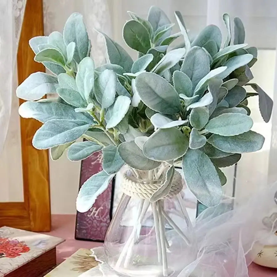 Velvet Rabbit Ear Grass Artificial Plants | Wedding & Home Decor