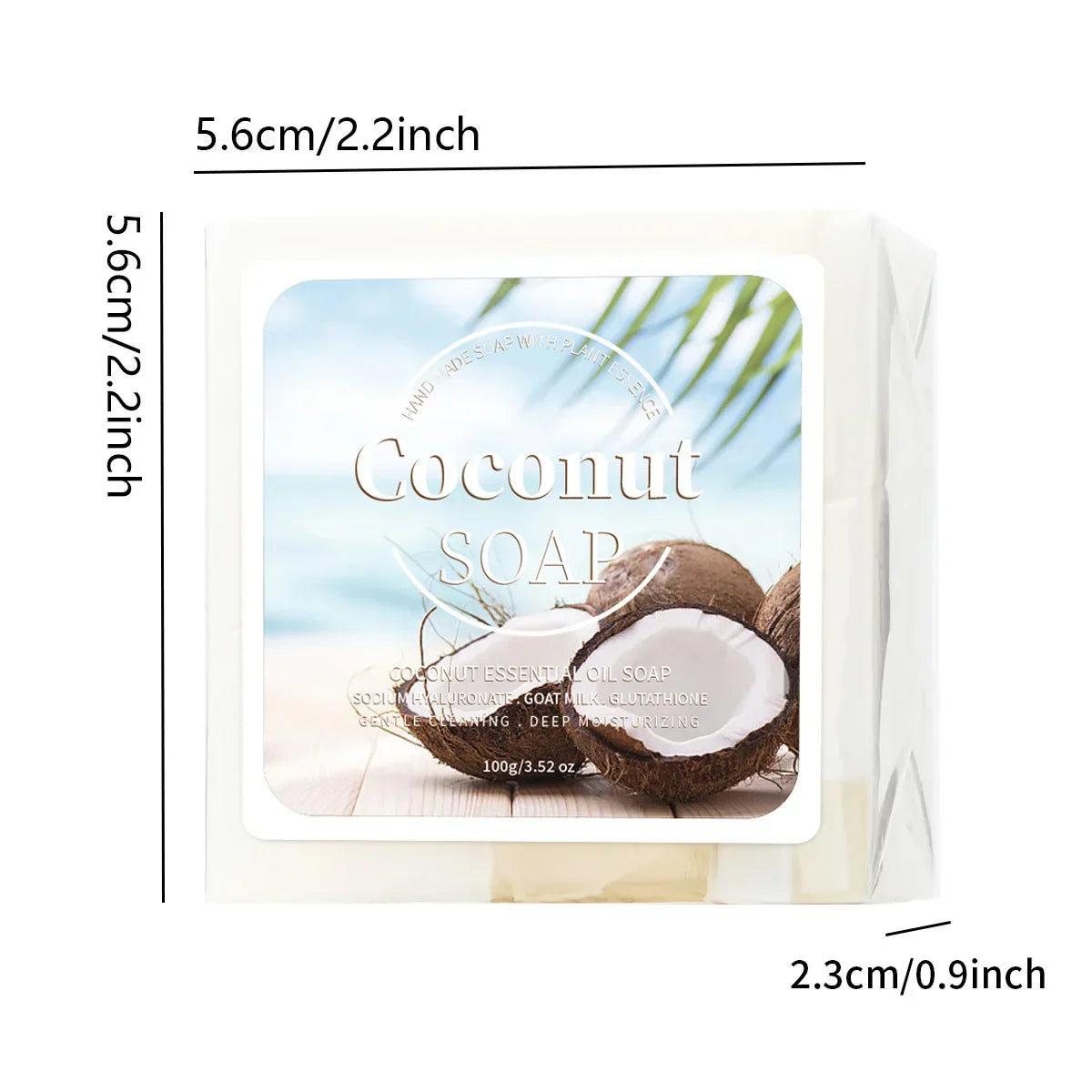 Coconut Milk & Goat Milk Handmade Soap 100g | Plant Extract