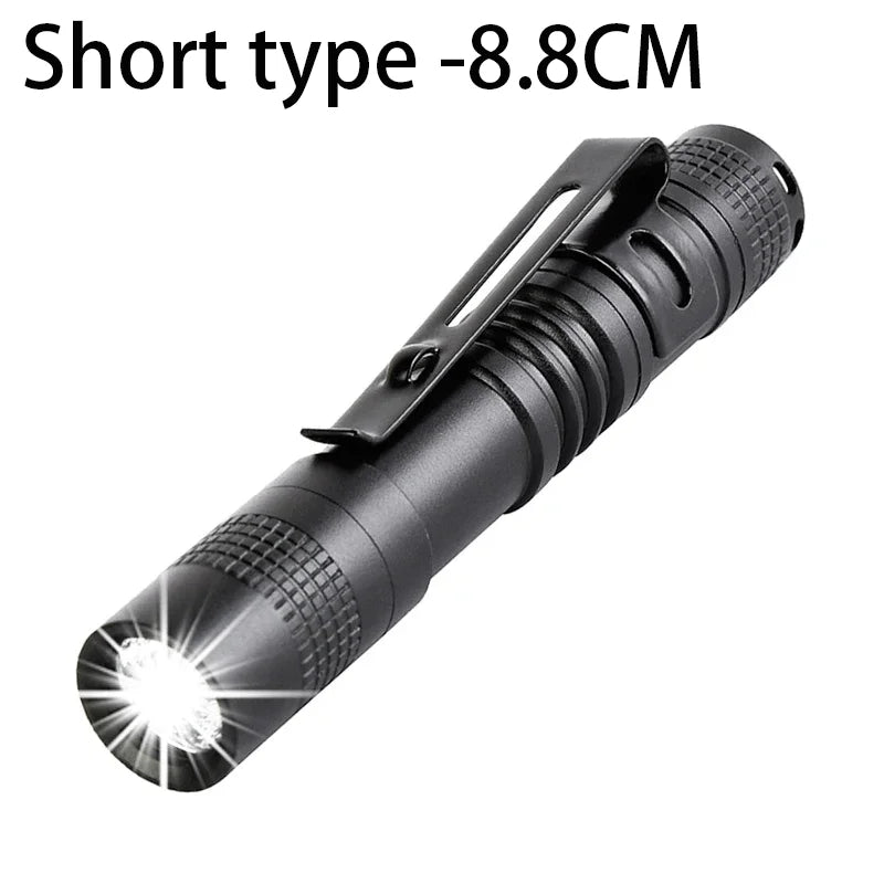 ZHIYU Mini LED Pen Flashlight – Waterproof Pocket Torch