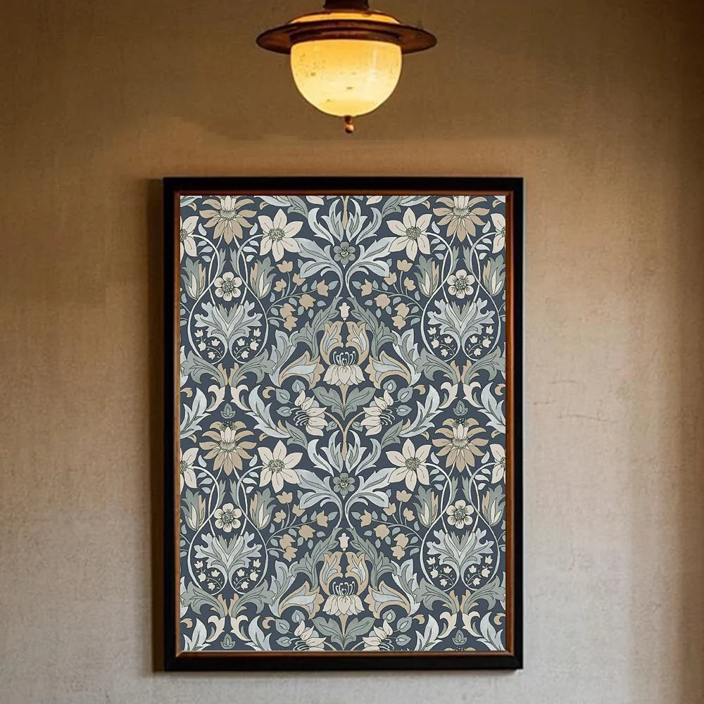 William Morris Animals & Flowers Wall Poster | HD PVC Art