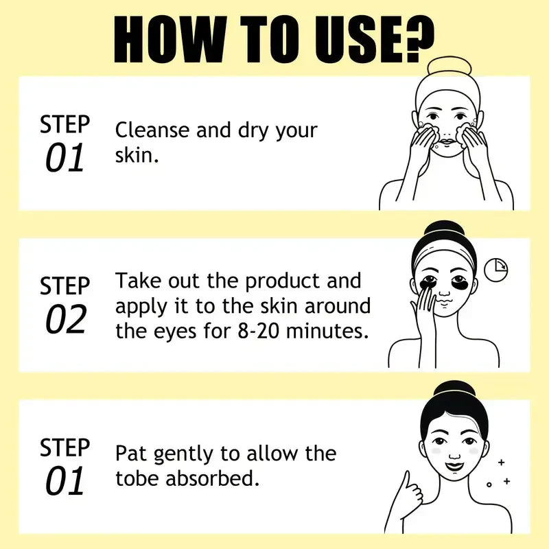 Turmeric & Vitamin C Eye Masks – Dark Circles & Anti-Wrinkle