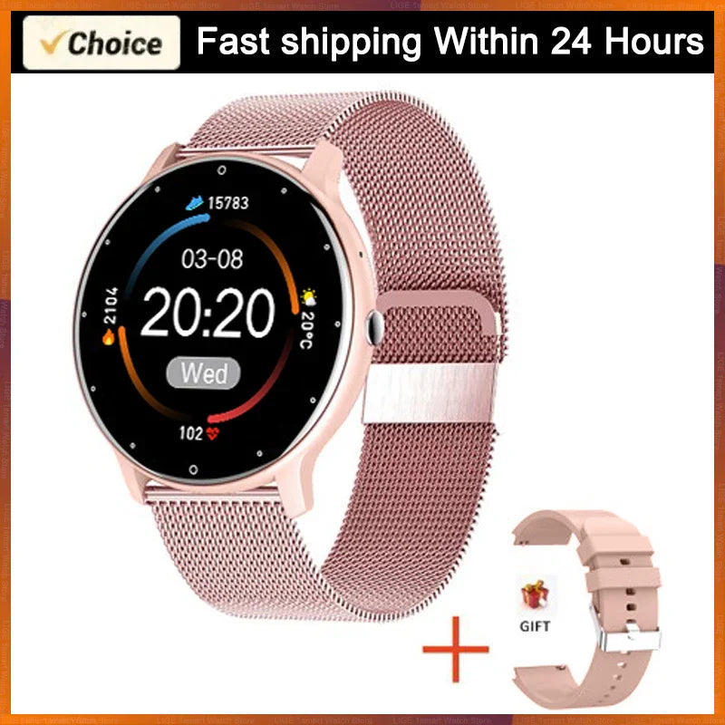 LIGE Smart Watch – Fitness Tracker, Heart Rate, Waterproof