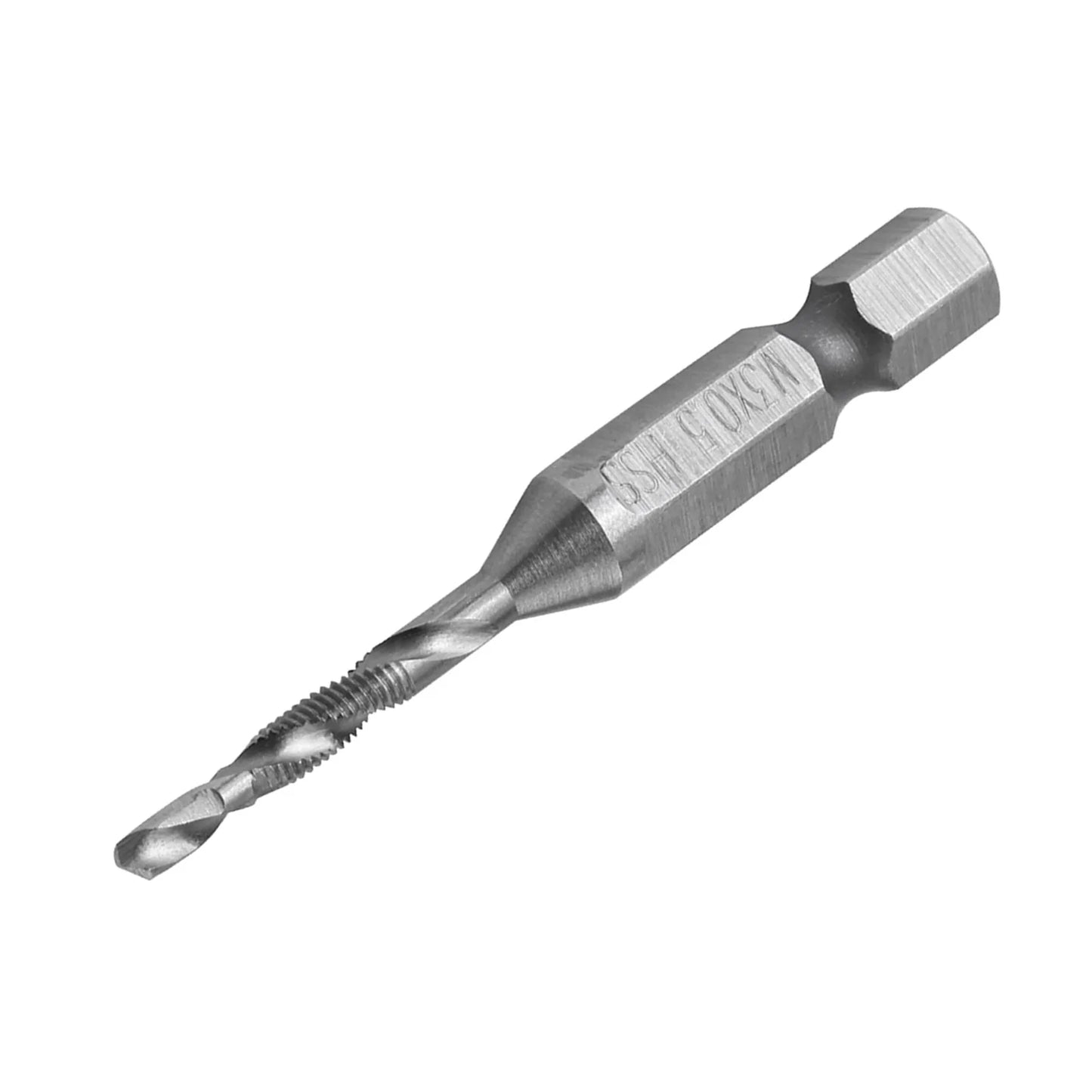 Hex Handle Tap Drill Bits M6 HSS 1 4 Shank Taper Power Tool Part Bit