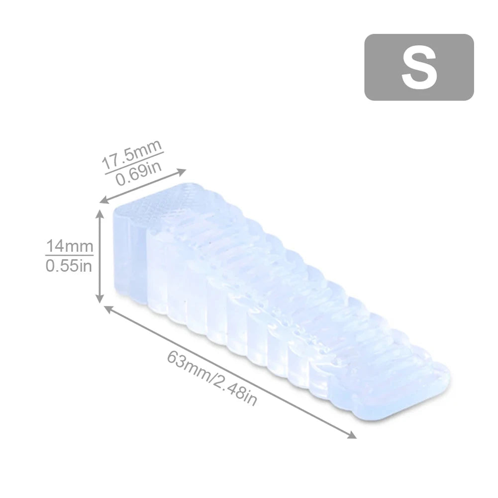1X Rubber Door Stopper Home Anti-collision Safety Silicone Anti Slip